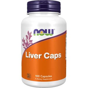 Now Foods - Liver Caps - 100 Capsules - Argentijnse Runderlever - Met Mariadistel en Eleuthero