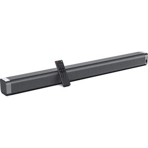Soundbar - Soundbar voor TV - versterkt Subwoofer - Luidsprekers - Luidsprekerkabels - Speaker - Stereo - 120dB - 100W - Zwart