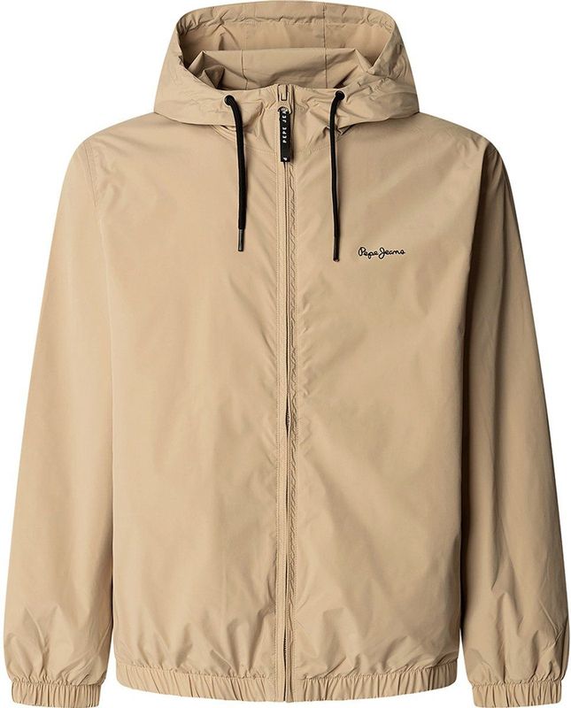 Pepe Jeans - Monson - Jas - Zwart - Polyester - Geprint Merklogo