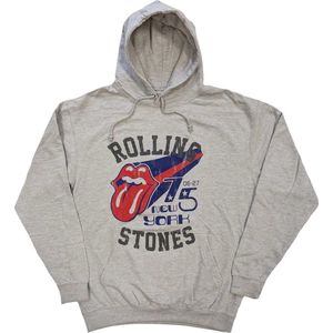 The Rolling Stones - New York '75 Hoodie/trui - 2XL - Grijs