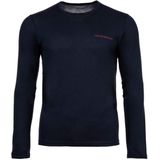 Emporio Armani - Shirt - Navy - Lange Mouw
