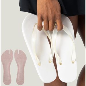 Flip-flop inlegzolen met zelfklevende teenslippers - Comfortabele schoeninlegzolen met kussens - Voetcomfort voor flipflops