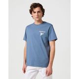 Wrangler Graphic Relaxed Fit T-shirt Met Korte Mouwen Blauw M Man