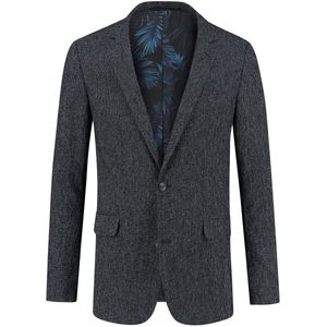 GENTS - Colbert melange - Polyblend - Melange Navy - Maat 48/L