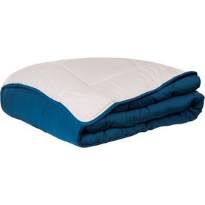 Zelesta - Easybed - Dekbed - Turquoise & Beige - 160x220cm - Wasbaar Hoesloos Dekbed