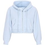 MYMO - Back to School - Fleece Jas - Lichtblauw - Losse Pasvorm