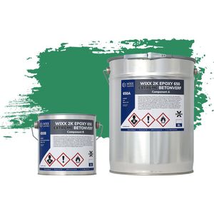 Wixx 2K Epoxy 650 Extreme Betoncoating - 10L - RAL 6024 | Verkeersgroen