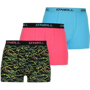 O'Neill - Heren Boxershorts 3-pack - cloudy neon- maat xl