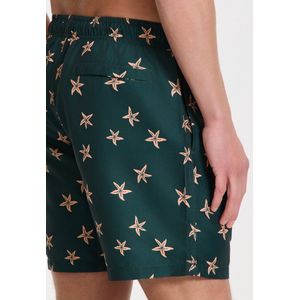 Men - MIKE - Zwembroek - Groen - 7 inch - Gerecycled Polyester