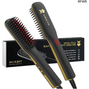 RFWR® Elektrische Baardstijltang met Keramische Technologie en LED Display - Perfect voor Thuis en Reizen