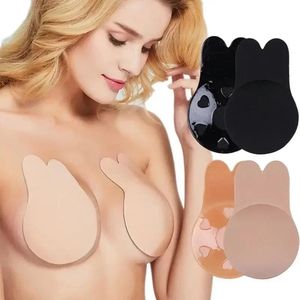 Sara Shop Bh- Plak bh-Zelfklevende bh-Invisible bra Push-up plak bh -Strapless plak bh-Backless bh-invisible strap brar-Plak bh voor grote cupmaten -Zelfklevende bh zonder bandjes-Plak bh met lift Zelfklevende -Siliconen plak bh-Maat L- Beige