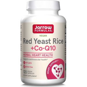 Red Yeast Rice + Q10 120 capsules - rode gefermenteerde rijst & ubiquinon | Jarrow Formulas