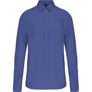Kariban Heren poplin overhemd lange mouwen K541 - Cobalt Blue - 6XL