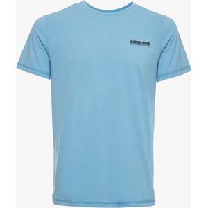 Unsigned heren T-shirt lichtblauw - Maat XXL