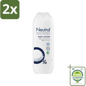 Neutral - Bodylotion - Gevoelige Huid - 0% Kleurstof & Parfum - 250 ml - Voordeelverpakking - 2 stuks - Lichaamslotion - Gevoelige huid