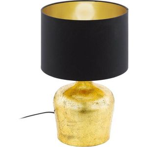 EGLO Manalba - Tafellamp - 1 Lichts - Ø250mm. - Goud - Zwart, Goud