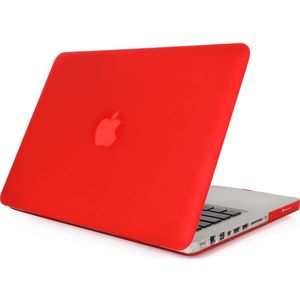 Mobigear Laptophoes geschikt voor Apple MacBook Pro 15 Inch (2008-2012) Hoes Hardshell Laptopcover MacBook Case | Mobigear Matte - Rood - Model A1286