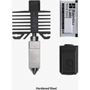 Bambu Lab 0.8mm Hotend met Gehard Staal Nozzle X1 & P1 series