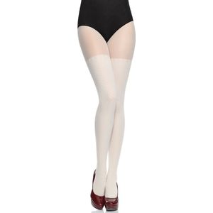 Merry Style Dames Panty - 60 DEN - Halsterloos - Polyamide - MS-GB-355 - Ecru - S