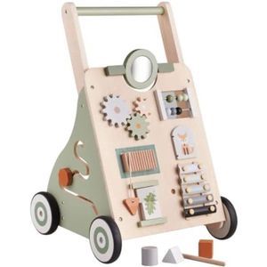 Loopstoel baby - Loopstoeltje baby - Beige | Groen