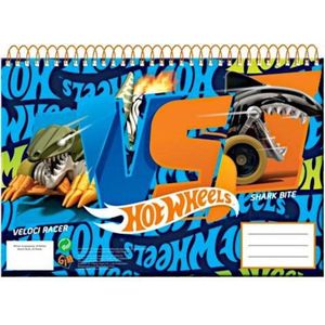 Hot Wheels Schetsblok Junior A4 Papier Oranje/blauw 30 Vellen