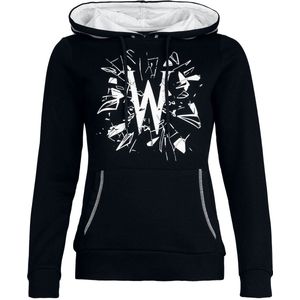 Wednesday Wednesday - Broken Glass Dames Trui met capuchon - zwart - M