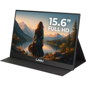 Portable Monitor Flex - Draagbare Monitor - 15.6 inch - Full HD - USB-C & HDMI - Incl. Beschermhoes