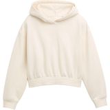 TOM TAILOR - Sweatshirt - Blauw/Wit - Met Capuchon - Normale Pasvorm