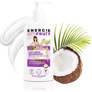 Energie Fruit Lait Hydratant sans Silicone Coco/Huile d’Argan Bio