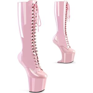 Pleaser - CRAZE-2023 Plateau Overknee Laarzen - US 7 - 37 Shoes - Roze