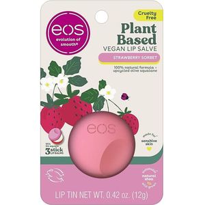 eos - Plant-Based Vegan Lip Salve- Strawberry Sorbet