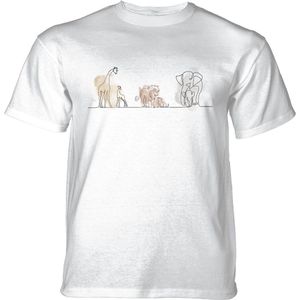 T-shirt Zoo Collage Sketch KIDS M