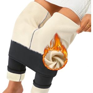 Fleece Gevoerde Thermische Leggings voor Dames - Warme Dikke Casual Broek