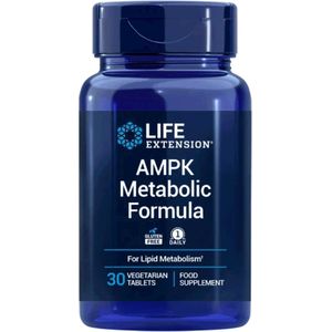 Life Extension - AMPK Metabolic Formula - 30 Tabletten - Dual Botanische Extractformule en Calcium - Voedingssupplementen