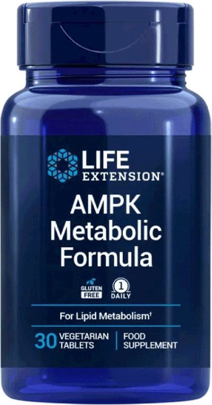 Life Extension - AMPK Metabolic Formula - 30 Vegan Tabletten - Calcium