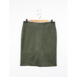 Daim rokje - Kaki - Maat 54/56