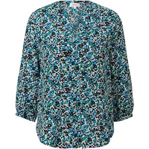 Blouse - Viscose - Tuniekblouse - 3/4-mouwen - All-over Print