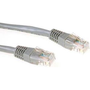 ACT CAT5 U/UTP netwerkkabel | netwerk patch kabel | 2 meter - Grijs