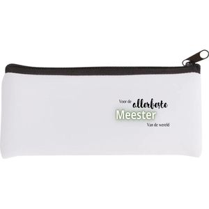 Akyol - voor de allerbeste meester van de wereld Etui - Meester - de beste meester - meester - verjaardagscadeau - verjaardag - cadeau - afscheidscadeau - geschenk - leuke cadeau - kado - gift - meesterdag - 20 bij 9 cm