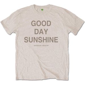 The Beatles - Good Day Sunshine Heren T-shirt - XL - Creme