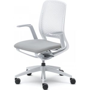 Sedus se:motion - Ergonomische Bureaustoel - Met Armleuningen - Wit (Lichtgrijs)