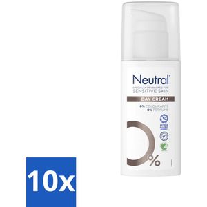 Neutral - Dagcrème - Gevoelige huid - Parfumvrij - 50 ml - Bulkverpakking - 10 stuks