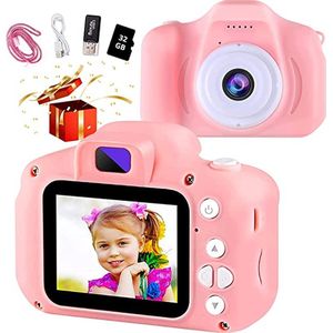 Kindercamera, digitale camera-afdrukcamera - fotocamera - Perfect cadeau, educatief speelgoed en creatief doe-het-zelf werk