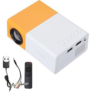 Mrs. Jones Mini-beamer WiFi Bluetooth - draagbare projector Full HD 1080p ondersteuning videoprojector voor film compatibel met pc-Fire Stick-iOS-Smarphone ideaal voor het hele gezin .