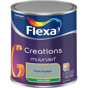 Flexa - Creations Muurverf Extra Mat - Fresh Daylight - Mengverf - 1 Liter