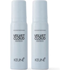 2 stuks - Keune - Velvet Cloud - Strong Volume Foam 75 ml