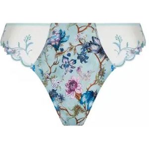 Lise Charmel string reve en fleurs Blauw L