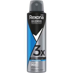 Rexona - Men Maximum Protection - Deodorant Spray - 150ml - Cobalt Dry