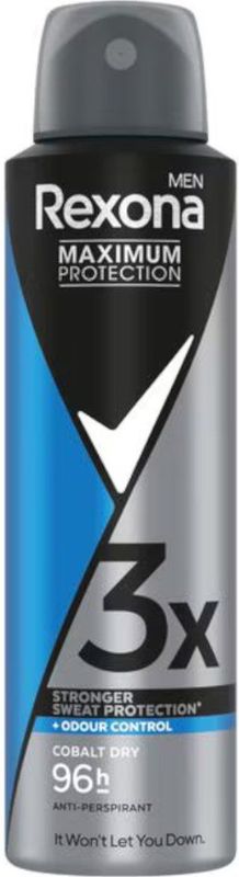 Rexona - Men Maximum Protection - Deodorant Spray - 150ml - Cobalt Dry