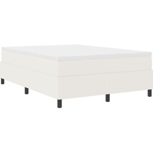 vidaXL - Boxspringbed - Crème - 140x200 - cm - Corduroy - Stof